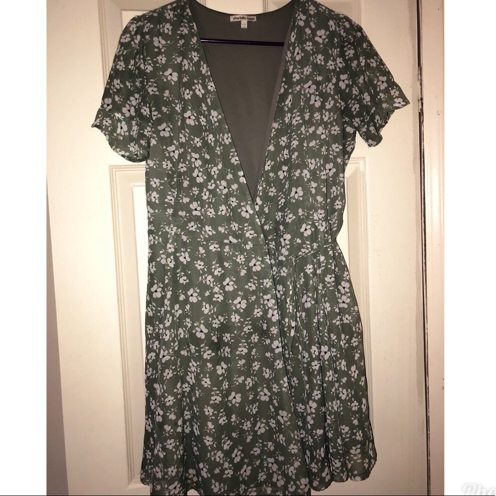 Charlotte Russe midi wrap dress